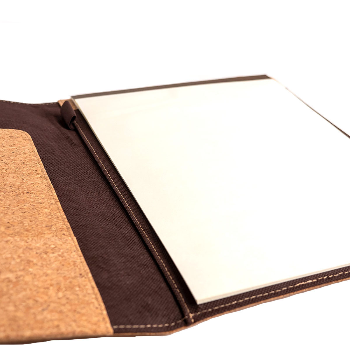 Document folder made of cork